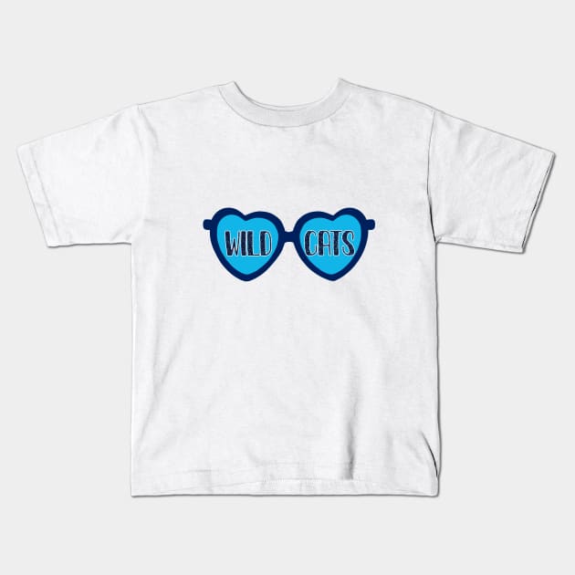 villanova sunglasses Kids T-Shirt by Rpadnis